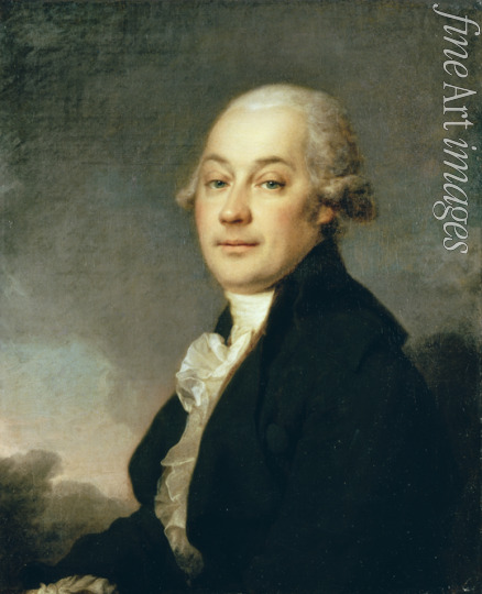 Lewizki Dmitri Grigoriewitsch - Porträt des Malers Iwan Hauff (?-1810)