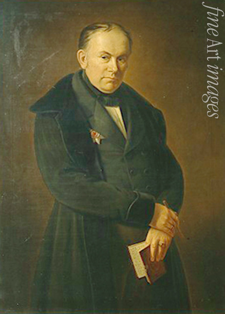 Anonymous - Portrait of the poet Vasily Zhukovsky (1783-1852)