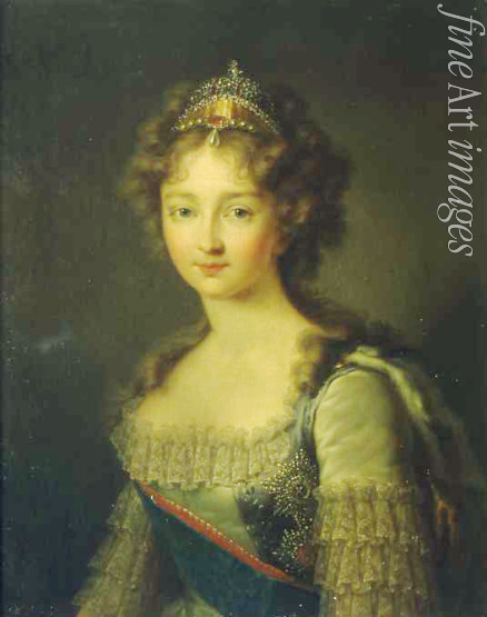 Kügelgen Gerhard von - Portrait of Empress Elizabeth Alexeievna, Princess Louise of Baden (1779-1826)