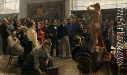 Russian master - The Repin's studio in the Imperial Academy of Arts