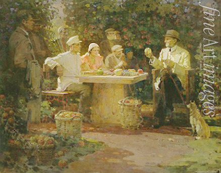 Kotov Pyotr Ivanovich - Visitors at Ivan Michurin