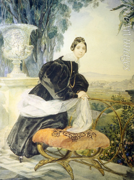 Brüllow (Briullow) Karl Pawlowitsch - Porträt der Großfürstin Elisabeth Saltykowa (1802-1863)