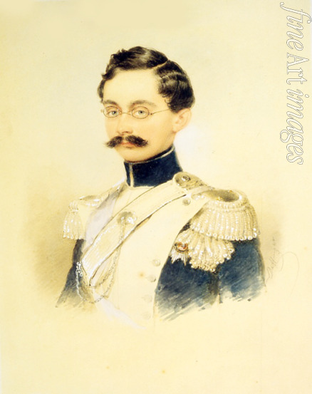 Daffinger Moritz Michael - Portrait of Adolphe I, Duke of Nassau, Grand Duke of Luxembourg (1817-1905)