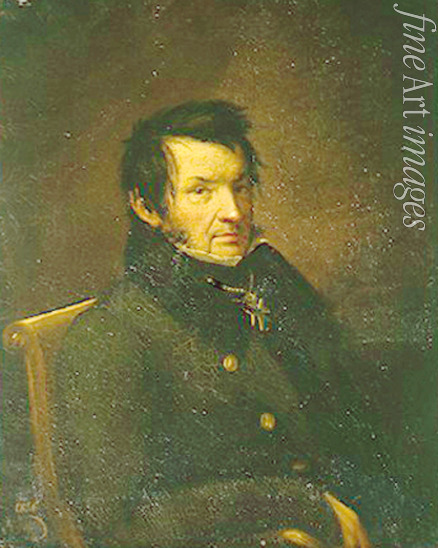 Maykov Nikolai Apollonovich - Portrait of the poet Apollon Alexandrovich Maykov (1761-1839)