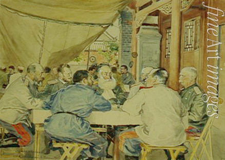 Bakmanson Hugo Karlovich - Lunch in a military staff