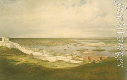 Bogolyubov Alexei Petrovich - View of Nizhny Novgorod