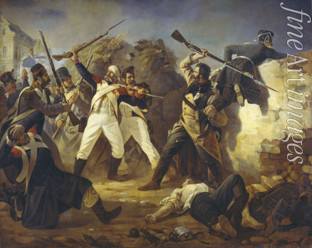Babaev Polidor Ivanovich - The Heroic deed of the Grenadier Leonty Korennoy at the Battle of the Nations of Leipzig on October 1813