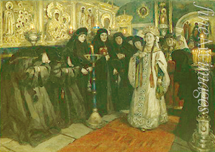 Surikov Vasili Ivanovich - Tsarevna visited a nunnery