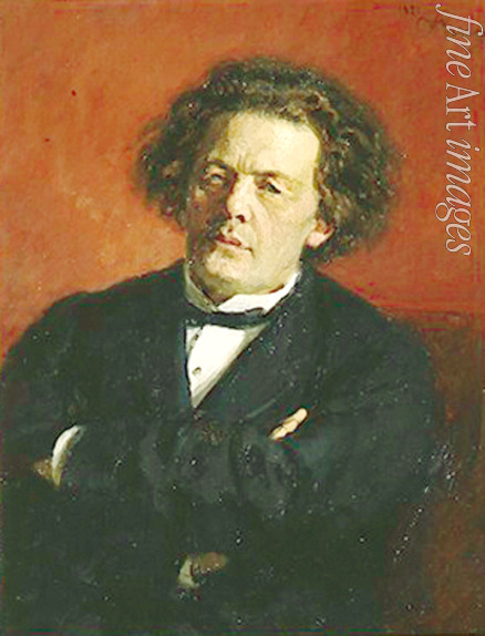 Repin Ilya Yefimovich - Portrait of the composer Anton Rubinstein (1829-1894)