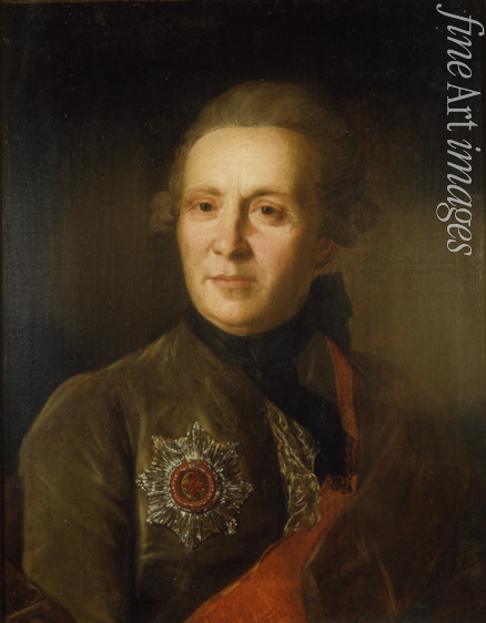 Rokotov Fyodor Stepanovich - Portrait of the poet Alexander Sumarokov (1717-1777)