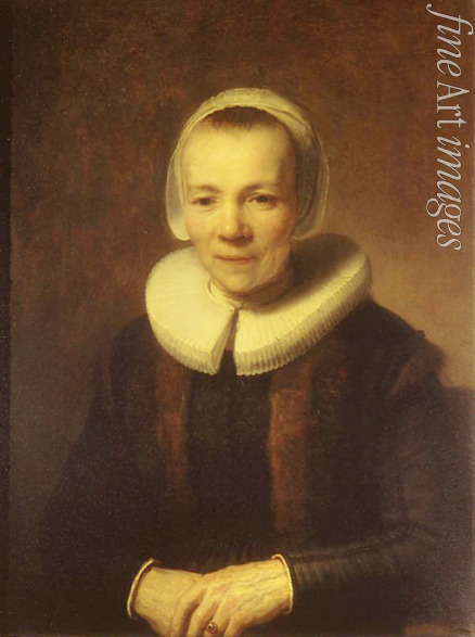 Rembrandt van Rhijn - Portrait of Baartje Martens-Doomer