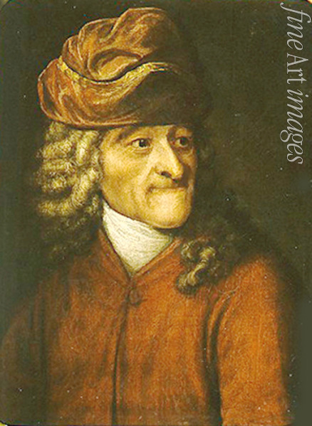 Huber Jean - Portrait of Francois Marie Arouet de Voltaire (1694-1778)