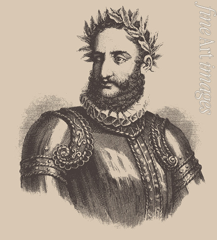 Audibran François Adolphe Bruneau - Porträt von Dichter Luís Vaz de Camões (um 1524-1580)