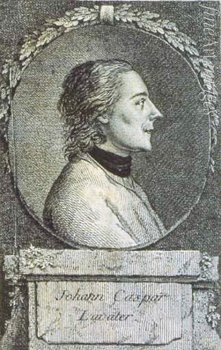 Rode Christian Bernhard - Portrait of the poet and physiognomist Johann Kaspar Lavater (1741-1801)