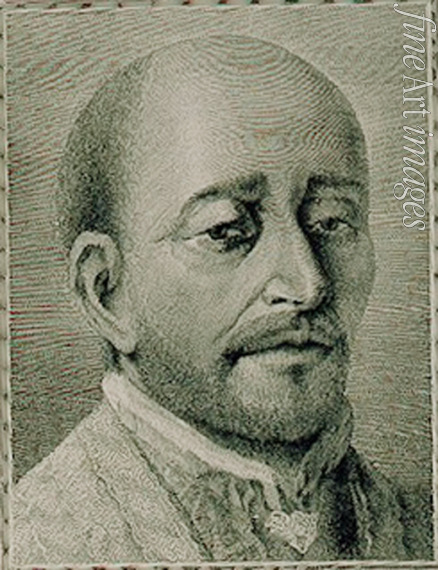 Unbekannter Künstler - Porträt des Mitbegründers und Gestalters der Gesellschaft Jesu Ignatius von Loyola (1491-1556)