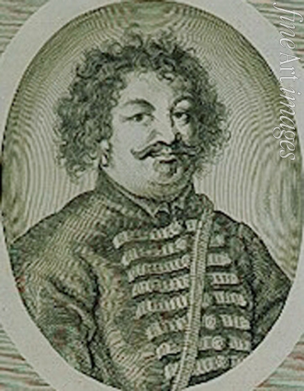 Unbekannter Künstler - Porträt des Anführers eines Aufstandes der Donkosaken Stepan (Stenka) Rasin (1630-1671)