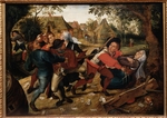 Brueghel, Pieter, der Jüngere - Schlägerei zwischen Bauern beim Kartenspiel