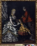 Cézanne, Paul - Interieur mit zwei Frauen und Kind