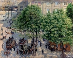 Pissarro, Camille - Place du Théâtre Français in Paris. Frühling