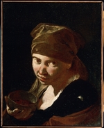 Piazzetta, Gian Battista - Kopf eines Mädchens