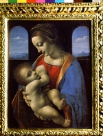 Leonardo da Vinci - Madonna und Kind (Madonna Litta)