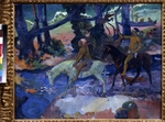 Gauguin, Paul EugÃ©ne Henri - Die Furt (Die Flucht)