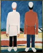 Malewitsch, Kasimir Sewerinowitsch - Zwei männliche Figuren