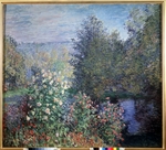 Monet, Claude - Gartenecke in Montgeron