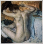 Degas, Edgar - Sich kämmende Frau