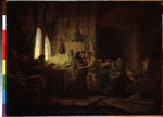 Rembrandt van Rhijn - Das Gleichnis von den Arbeitern im Weinberg