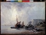 Bonington, Richard Parkes - Boote an der Küste der Normandie