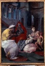 Primaticcio, Francesco - Die Heilige Familie mit dem Johannesknaben und der heiligen Elisabeth