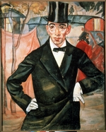 Grigorjew, Boris Dmitriewitsch - Porträt des Malers und Fotografen Miron Scherling (1880-1958)