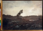 Rousseau, ThÃ©odore - Blick in Barbizon