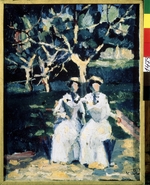 Malewitsch, Kasimir Sewerinowitsch - Zwei Frauen im Garten