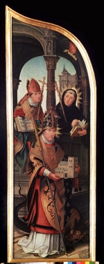 Bellegambe, Jean - Die Verkündigung (Triptychon, Flügel)