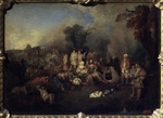 Watteau, Jean Antoine - Das Biwak