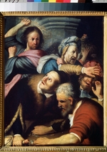 Rembrandt van Rhijn - Jesus vertreibt die Wechsler aus dem Tempel