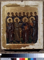 Byzantinische Ikone - Die Zusammenkunft der Apostel