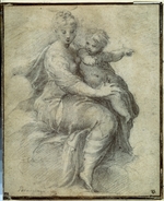 Parmigianino - Madonna mit Kind auf den Wolken