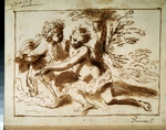 Mola, Pier Francesco - Zwei Figuren in einer Landschaft