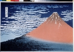 Hokusai, Katsushika - Roter Fuji (aus der Bildserie 36 Ansichten des Berges Fuji)