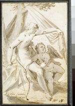 Sadeler, Aegidius - Venus und Cupido