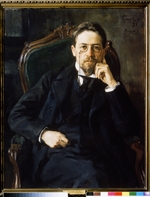 Bras, Ossip Emmanuilowitsch - Porträt des Schriftstellers Anton Tschechow (1860-1904)