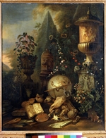 Withoos, Matthias - Vanitas. Stilleben mit Vase