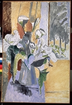 Matisse, Henri - Blumenstrauß auf der Veranda