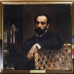 Serow, Valentin Alexandrowitsch - Porträt von Maler Isaak Lewitan (1861-1900)