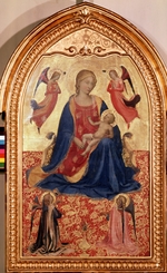 Angelico, Fra Giovanni, da Fiesole - Madonna mit Jesuskind und Engeln