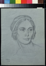 Bakst, LÃ©on - Porträt der Ballettänzerin Anna Pawlowa (1881-1931)