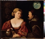 Cariani, Giovanni - Die Versuchung (Alter Mann und junge Frau)